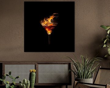 Fire cocktail van TheXclusive Art