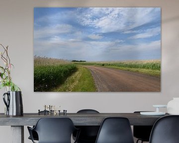 An abandoned country road by Claude Laprise