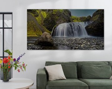 Waterval in IJsland . van Saskia Dingemans Awarded Photographer