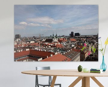 Uitzicht over Wenen, Oostenrijk van Bianca Meyering Fotos - BMF