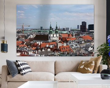 Uitzicht over Wenen, Oostenrijk van Bianca Meyering Fotos - BMF