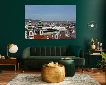 Uitzicht over Wenen, Oostenrijk van Bianca Meyering Fotos - BMF