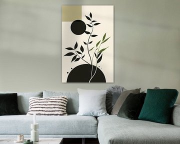 Minimalistische planten van Poster Art Shop