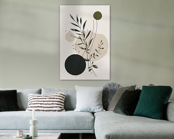 Minimalistische planten van Poster Art Shop