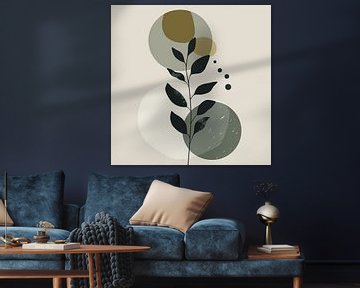 Minimalistische planten van Poster Art Shop