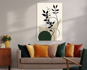 Minimalistische planten van Poster Art Shop