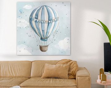 Luchtballon - kinderkamer kunst van Poster Art Shop