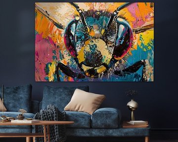 Blumen und Bienen modern