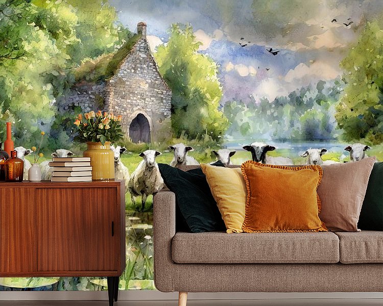 Example of the artwork in a room