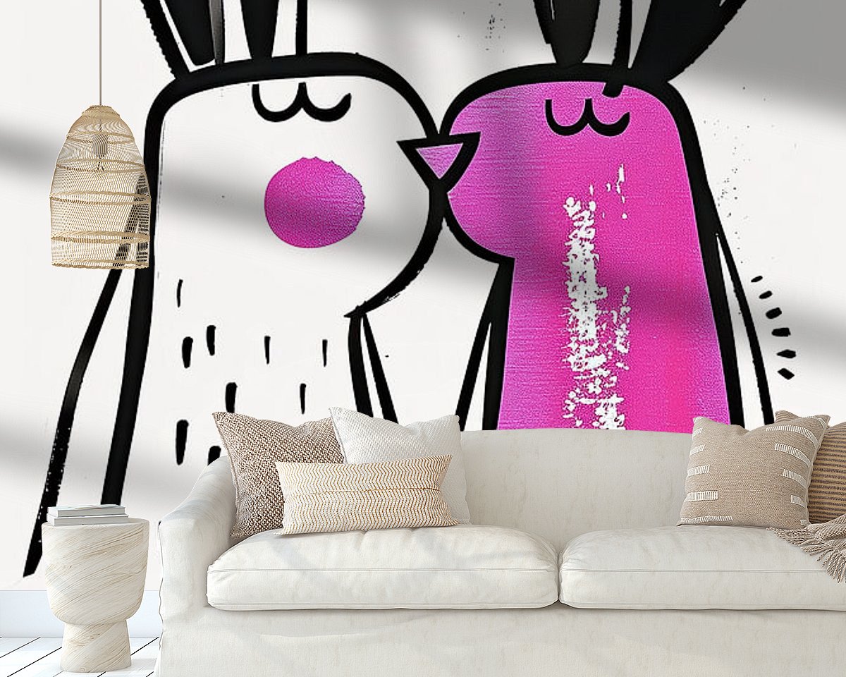 Example of the artwork in a room