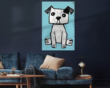 Honden illustratief van Modern Collection