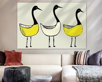 Birds of Simple Elegance van Modern Collection