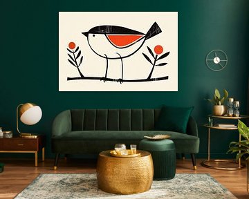 Orange Belly Perch van Modern Collection