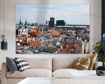 Uitzicht over Wenen, Oostenrijk van Bianca Meyering Fotos - BMF