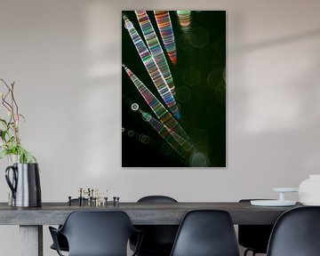 Abstract spider web 3 by Anne Ponsen