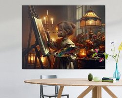 Example of the artwork in a room