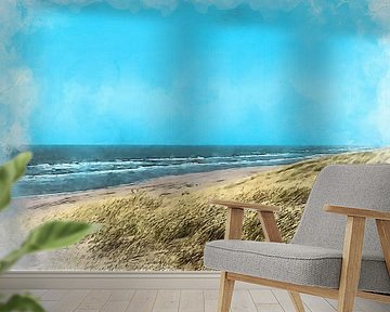 Duin, Zee blauwe lucht van Danny de Klerk
