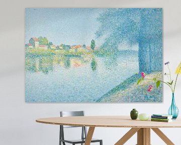 Uitzicht op de kades van de Garonne, Achille Laugé