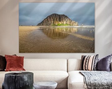 Spiegelbeeld - Morro Rock van Joseph S Giacalone Photography