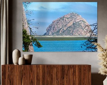 Morro Rock ingelijst van Joseph S Giacalone Photography