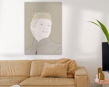 king joffrey game of thrones van poportret posters