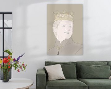 king joffrey game of thrones van poportret posters