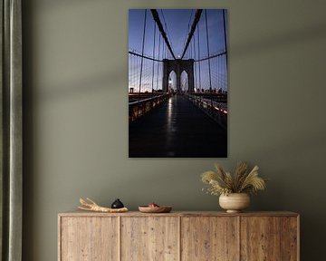 De Brooklyn Bridge bij Dageraad van bart dirksen