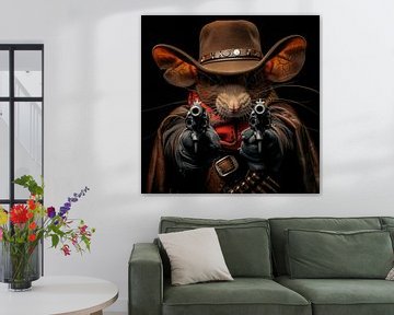 Cowboy muis van TheXclusive Art