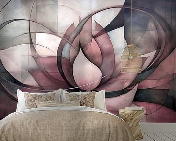 Lotus Abstract by Jacky