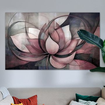 Lotus Abstract by Jacky