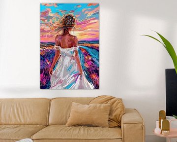 Dromerige Zomeravond van Steinfox Art