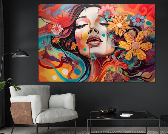 Example of the artwork in a room