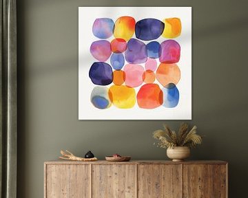 Modern Abstract | Modern Abstract van Blikvanger Schilderijen
