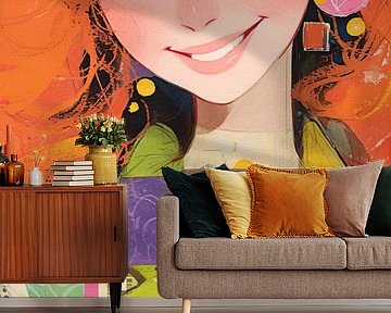 Vivid Smiles by Eye catching paintings