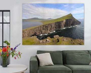 Faroe Islands | landscape | Traelanipa | sea | cliffs