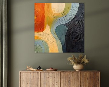 Abstracte vlakken van Bert Nijholt