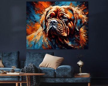 The Wrinkled Royalty 2: Vier uw Dogue de Bordeaux met originele kunst!** van Johannas Art Creations