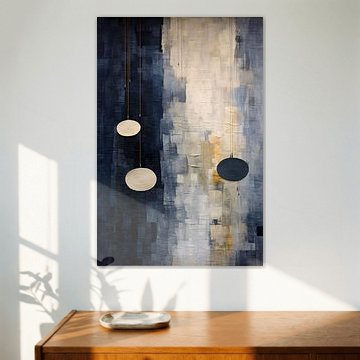 Trois cercles, décoration murale minimaliste sur Art & Soul Creations