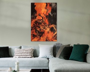 Minimalistische cirkelcompositie in primaire kleuren van Art & Soul Creations