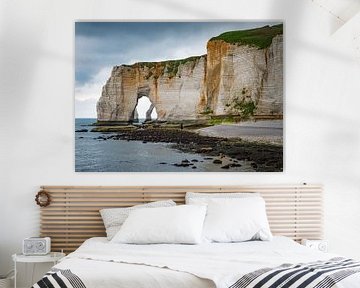 de beroemde olifantenrots in Etretat