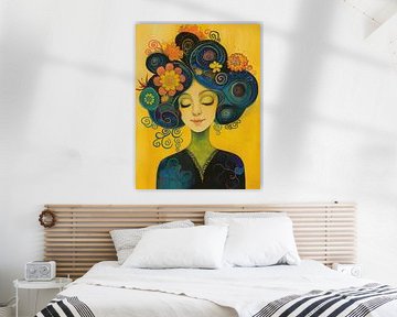 Vrouw abstract van Imagine