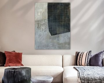 Modern abstract in Japandi stijl van Japandi Art Studio
