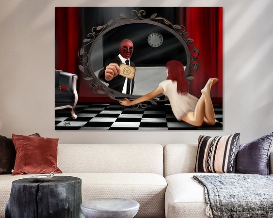 Example of the artwork in a room