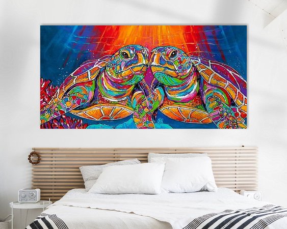 Example of the artwork in a room