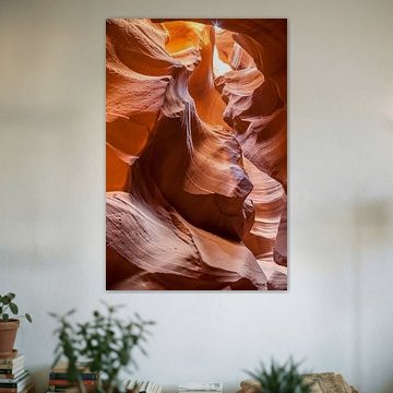 ANTELOPE CANYON De Zon  van Melanie Viola