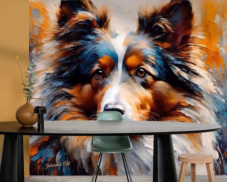 Example of the artwork in a room