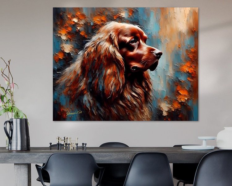 Example of the artwork in a room