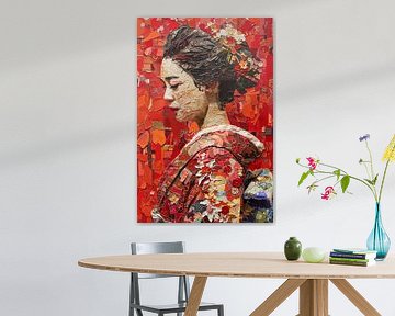 Geisha-Malerei