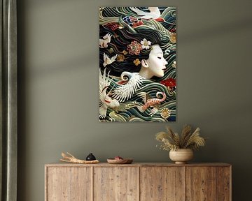 Geisha Malerei Fantasie