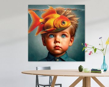 Marvel at the big goldfish.( 1 ) by Ineke de Rijk